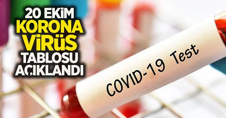 Sağlık Bakanı Fahrettin Koca 20 Ekim koronavirüs sayılarını duyurdu