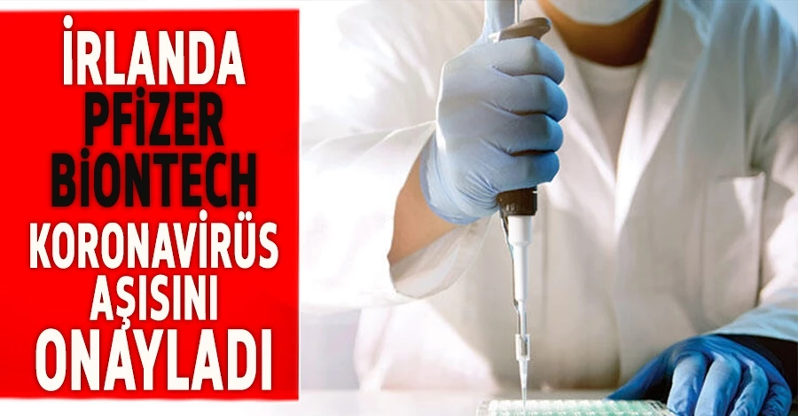 İrlanda Pfizer BioNTech koronavirüs aşısını onayladı