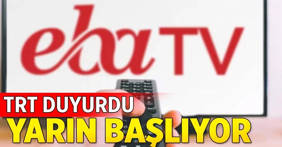 TRT EBA TV YAYINLARI ÖZEL İÇERİKLERİYLE 31 AĞUSTOS