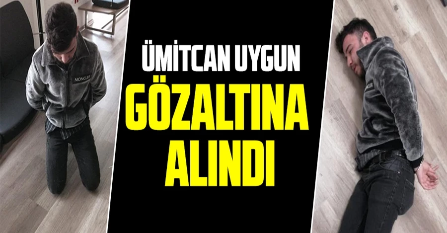 Ümitcan Uygun, uyuşturucudan gözaltına alındı