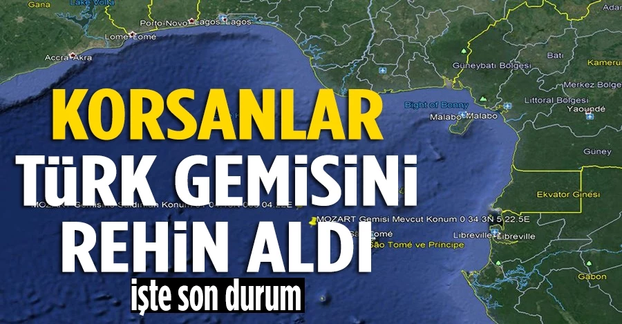 Türk kargo gemisine korsan saldırısı: 1 ölü, 15 rehine