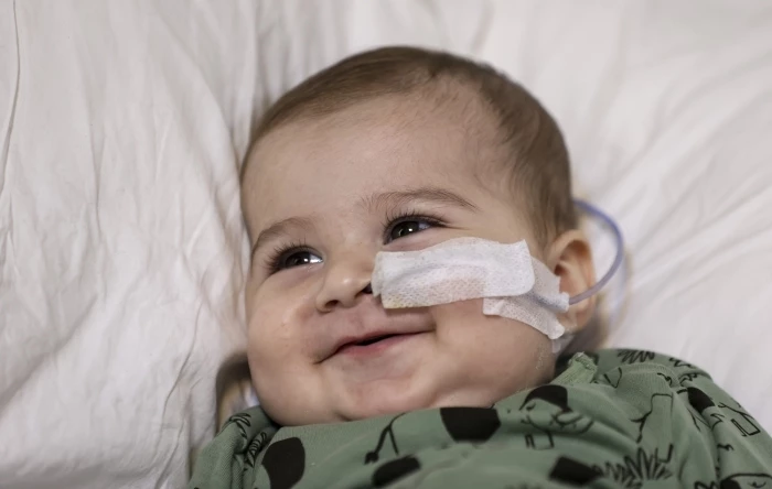 7 aylık Cevdet babasının karaciğeriyle sağlığına kavuştu