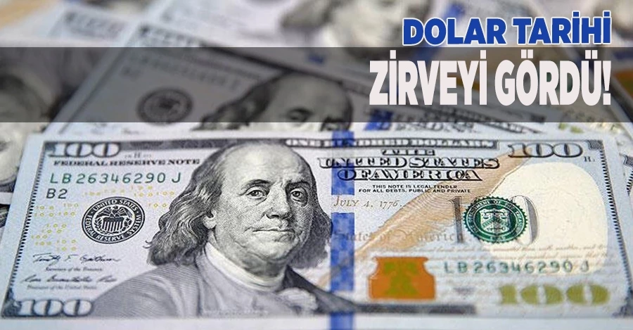 Dolar 8.5995 lira ile yeni tarihi zirveyi gördü