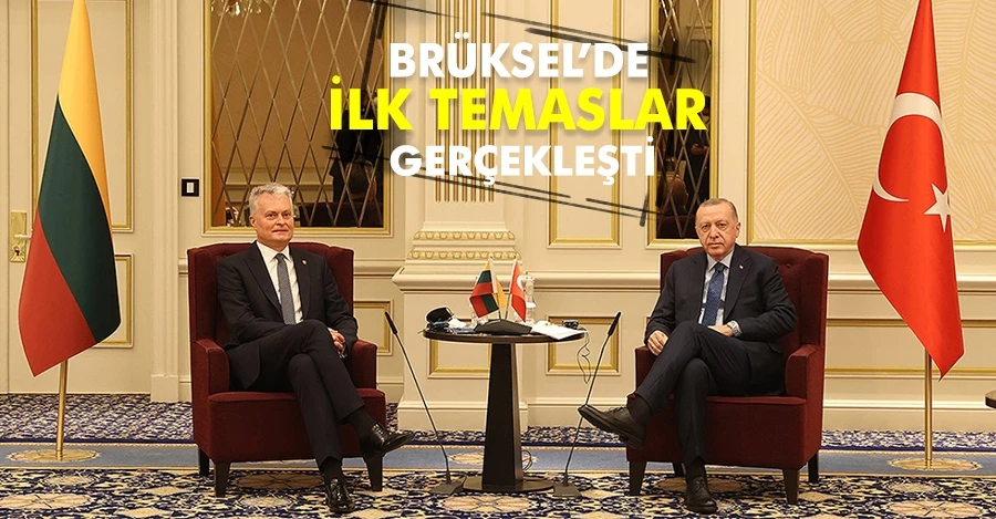 Erdoğan NATO zirvesi için Brüksel