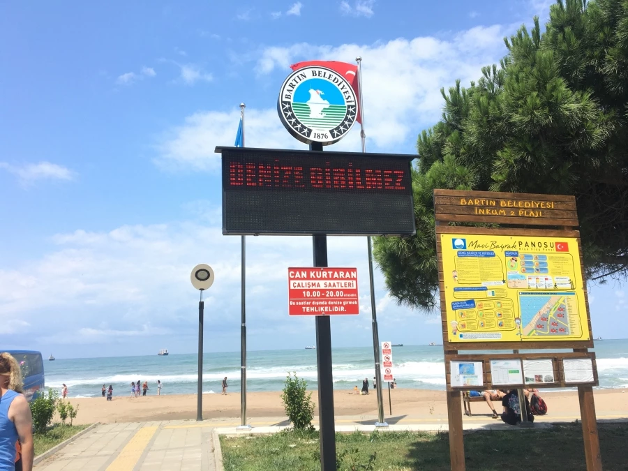 İnkumu plajında denize girmek yasaklandı