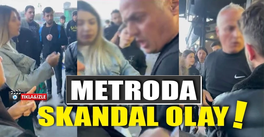 Çekmeköy’de metro önünde ‘kadınların fotoğrafını çekiyorsun’ tartışması   