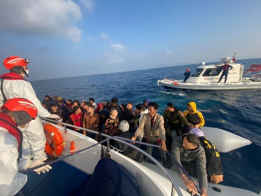 Aydın’da 35 düzensiz göçmen yakalandı, 41’i kurtarıldı   