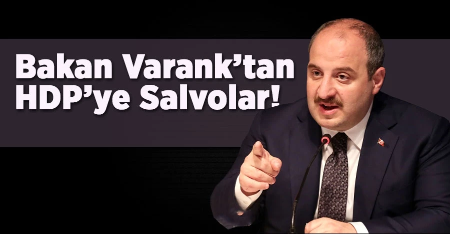 Bakan Varank’tan HDP’ye Salvolar!