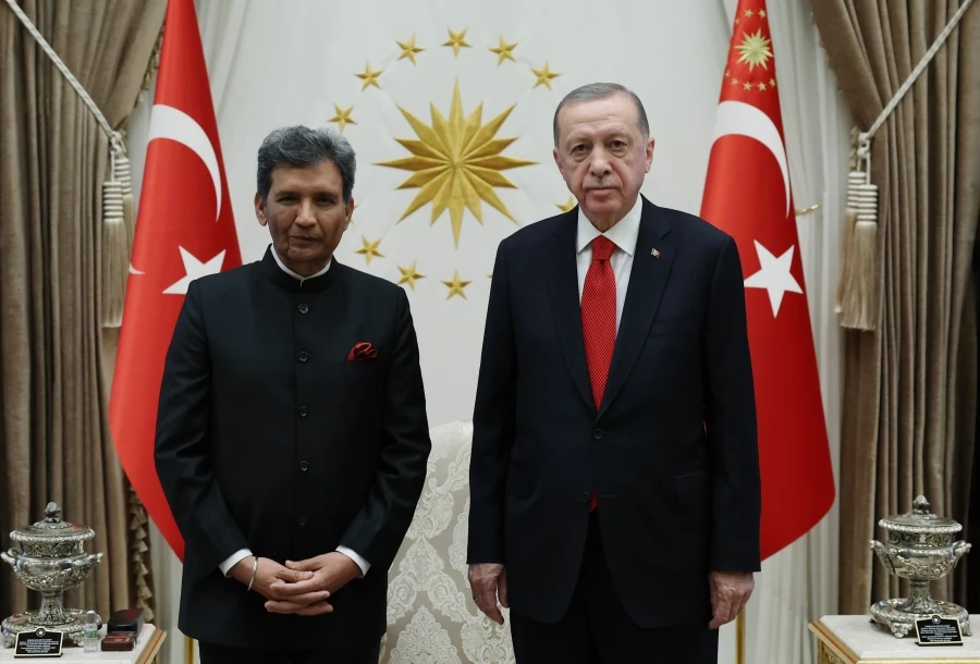 Cumhurbaşkanı Erdoğan, Hindistan Büyükelçisi Paul’u kabul etti   