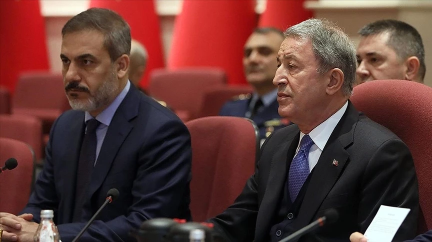 Milli Savunma Bakanı Akar ve MİT Başkanı Fidan, Rusya