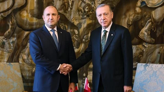 Cumhurbaşkanı Erdoğan Bulgar mevkidaşını kabul etti