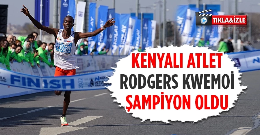 İstanbul Yarı Maratonu’nda Kenyalı atlet Rodgers Kwemoi, rekor kırarak şampiyon oldu   