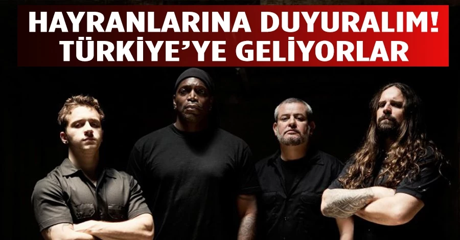 Dünyaca ünlü metal grubu Sepultura Türkiye’ye geliyor