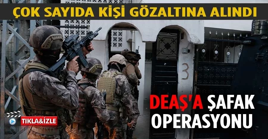 Adana’da terör örgütü DEAŞ’a şafak operasyonu