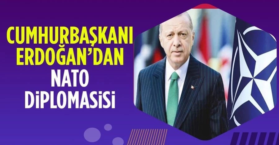 Cumhurbaşkanı Erdoğan NATO diplomasisi
