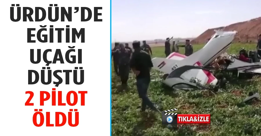 Ürdün’de eğitim uçağı düştü: 2 pilot öldü   
