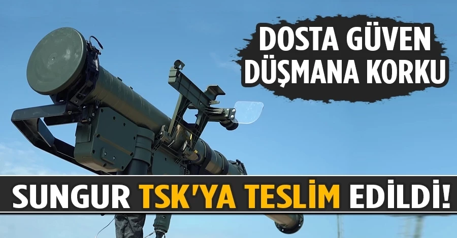 Savunma Sanayii Başkanı Demir: “SUNGUR silah sisteminin ilk kafilesini TSK’ya teslim ettik” 