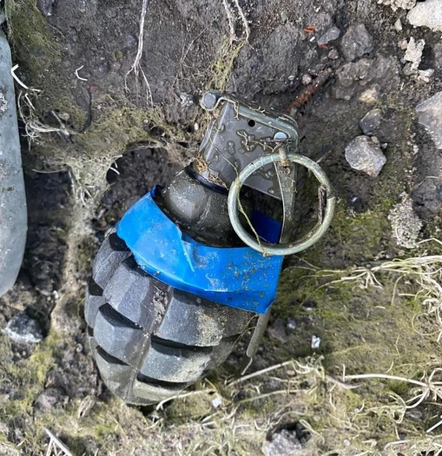 Kocaeli’de patlamamış el bombası bulundu 