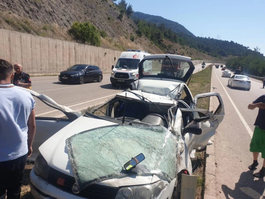 Tokat’ta otomobil takla attı: 6 yaralı     