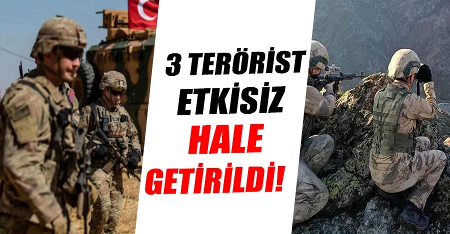 Saldırı hazırlığındaki 3 PKK/YPG