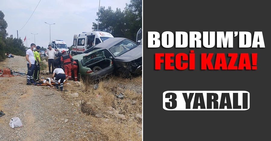 Bodrum’da trafik kazası: 3 yaralı   