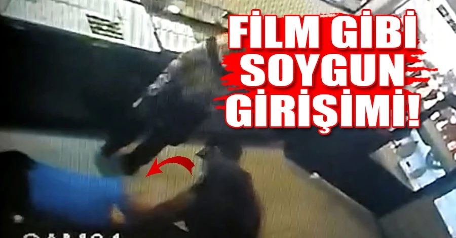 İstanbul’da film gibi soygun girişimi kamerada: Gaspçı çifti linçten polis kurtardı   