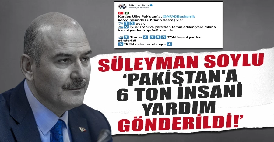 Süleyman Soylu: Pakistan