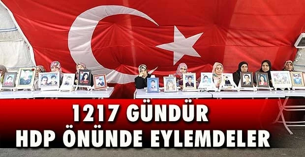 1217 Gündür HDP Önünde Eylemdeler
