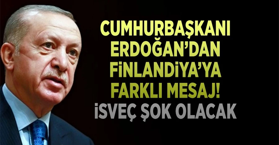 Cumhurbaşkanı Erdoğan: Finlandiya