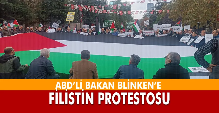 ABD’li Bakan Blinken’e Filistin protestosu