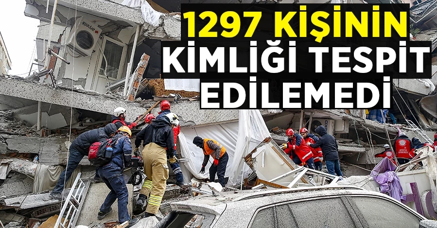 Deprem sonrası 74 vatandaşın kimlik tespit çalışmaları devam sürüyor
