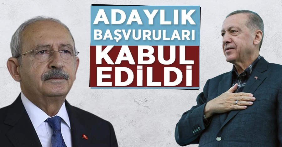 YSK, Erdoğan ve Kılıçdaroğlu