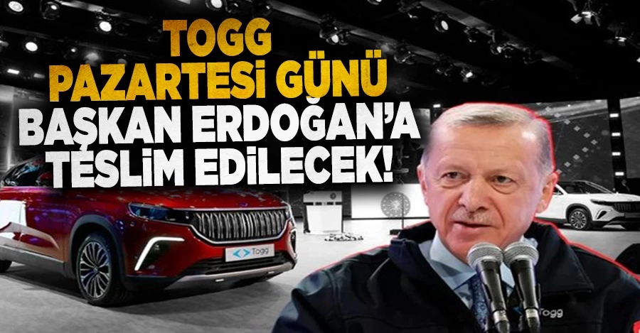 İlk TOGG Cumhurbaşkanı Erdoğan