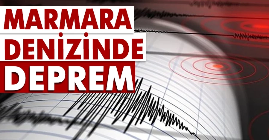 Marmara denizinde deprem 