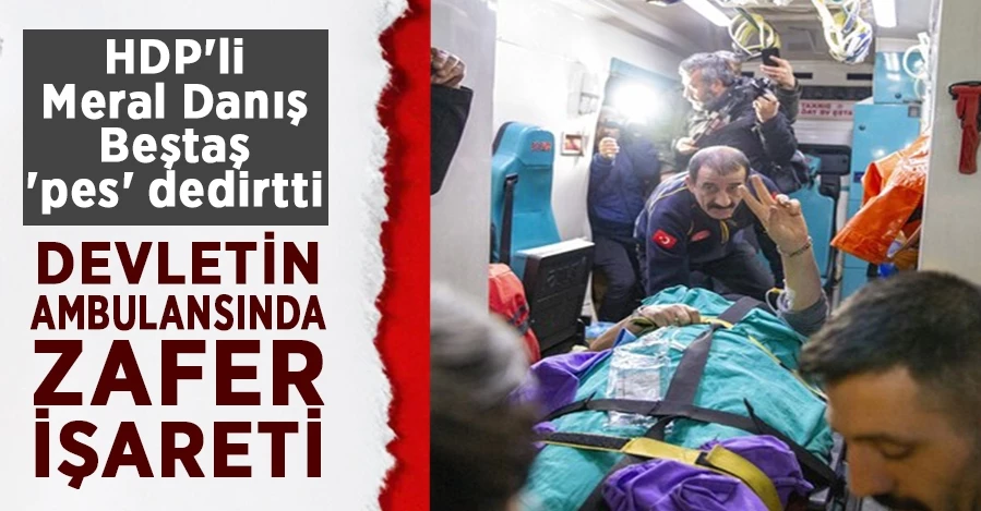 HDP’li Beştaş trafik kazası sonrası geçirdi zafer işareti yaptı!