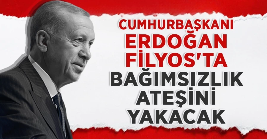 Cumhurbaşkanı Erdoğan Filyos