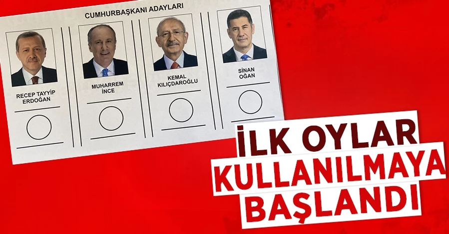 İstanbul Havalimanı’nda oy verme işlemine başlandı
