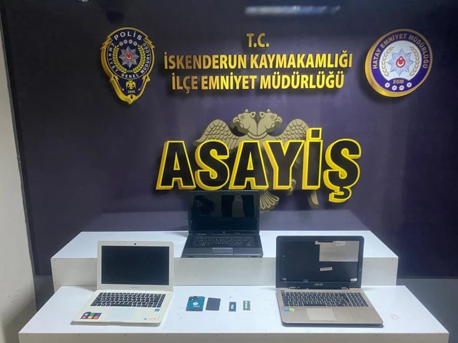 Hatay’da bilgisayar hırsızı tutuklandı   