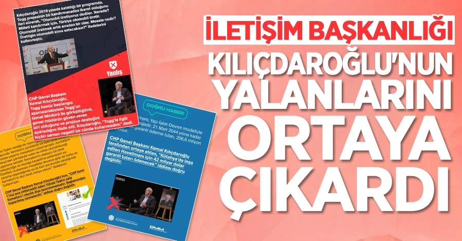 İletişim Başkanlığı, Kılıçdaroğlu