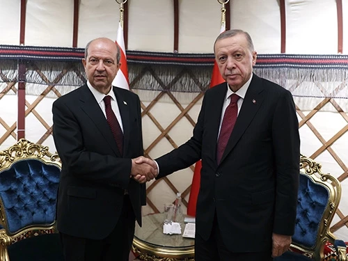 KKTC Cumhurbaşkanı Tatar’dan Cumhurbaşkanı Erdoğan