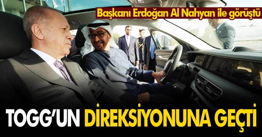  Cumhurbaşkanı Erdoğan, BAE Devlet Başkanı Al Nahyan ile görüştü