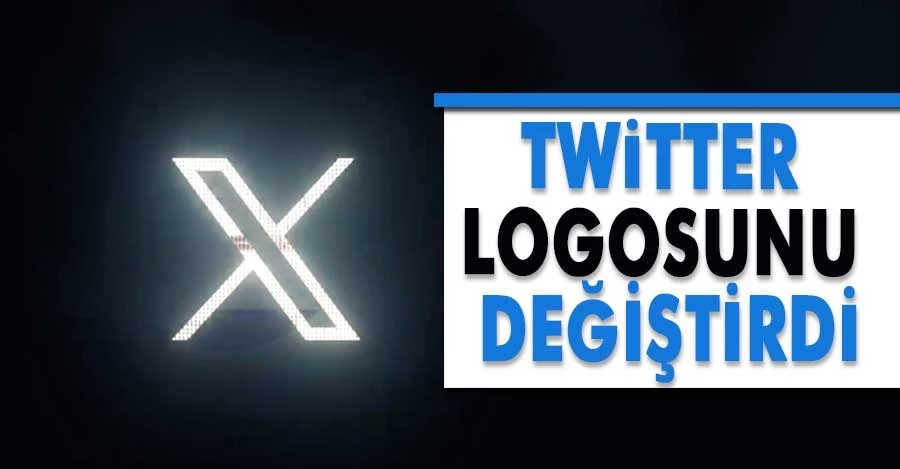 Twitter logosunu değiştirdi 