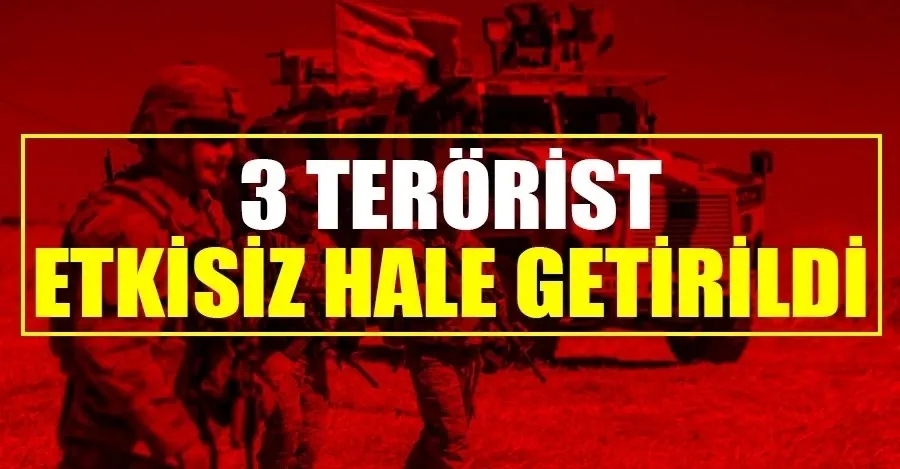  Diyarbakır kırsalında 3 terörist etkisiz hale getirildi   