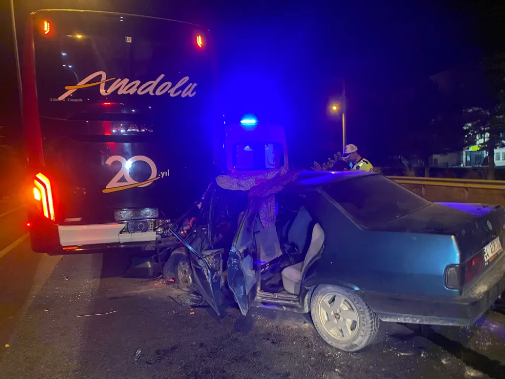Uşak’ta trafik kazası: 1 ölü   