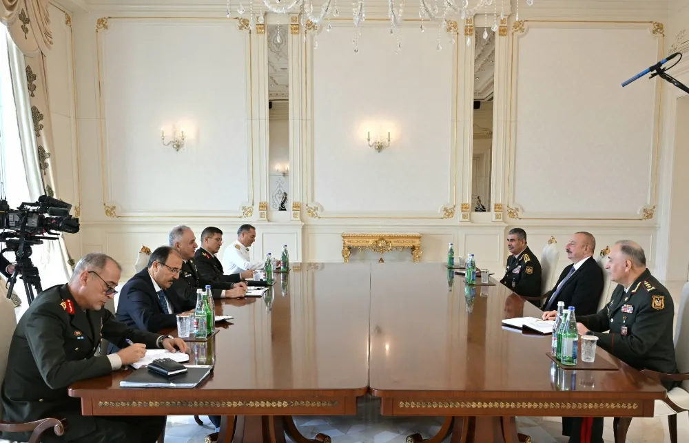 Azerbaycan Cumhurbaşkanı Aliyev, Genelkurmay Başkanı Gürak’ı kabul etti   