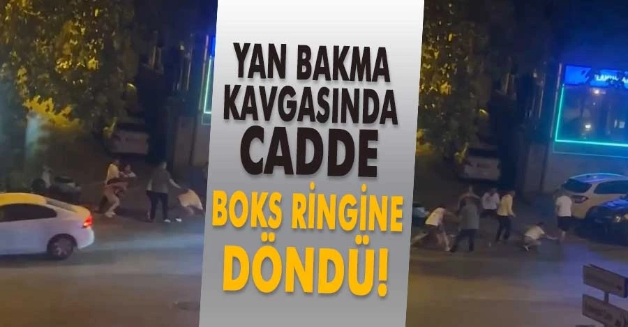 Yan Bakma Kavgasinda Cadde Boks Ringine Döndü