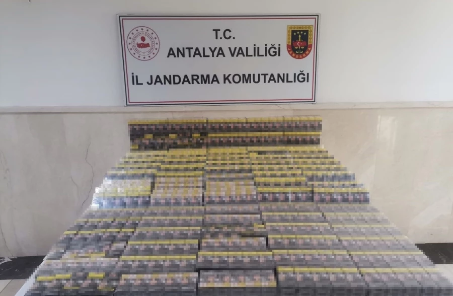 Antalya’da 5 bin 150 paket kaçak sigara ele geçirildi 