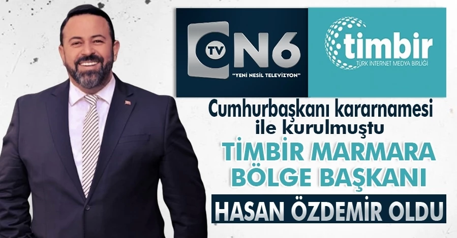 TİMBİR Marmara Bölge Başkanı Hasan Özdemir oldu