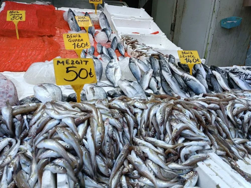 Ucuzlayan balık kapış kapış satıldı