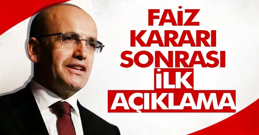 Hazine ve Maliye Bakanı Mehmet Şimşek